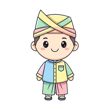 Kid in Traditional Outfit. (2)