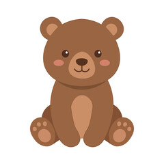 Naklejka premium Cute World Wildlife Illustration