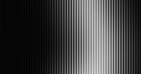 Abstract black and white vertical lines gradient background with a smooth transition from dark to light creating a striking visual contrast and depth © Basit
