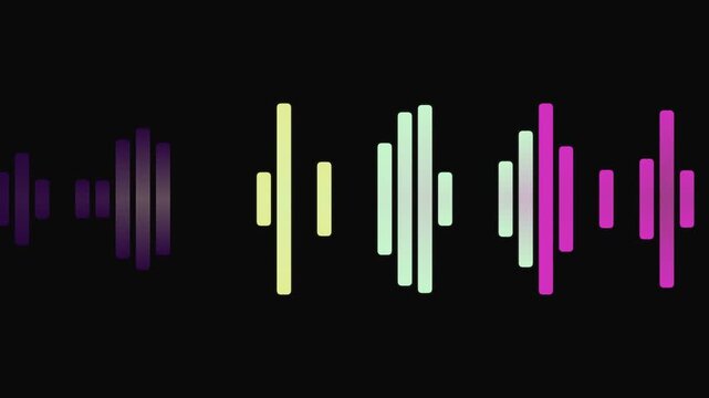 sound wave background equalizer