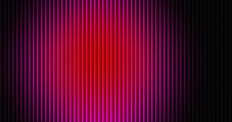 Vibrant red and purple gradient vertical lines creating a dynamic abstract background with a striking central focus and fading edges © Basit