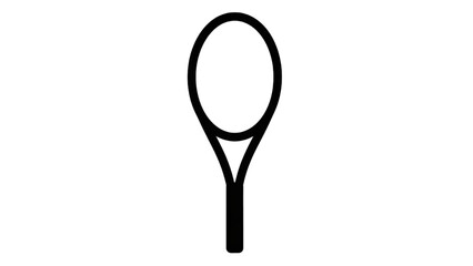 Tennis Racket Vector Icon Sheet Illustration on a Sports Theme
