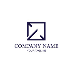 Corporate Identity Template with Modern Square Logo Design.