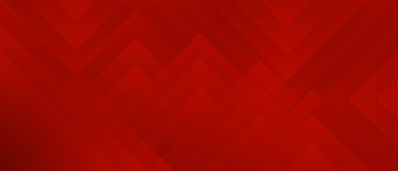Abstract red layered chevron background with smooth gradient and geometric depth