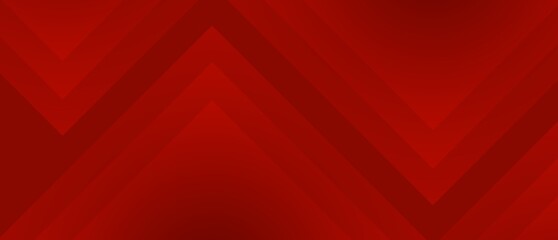 Abstract red layered chevron background with smooth gradient and geometric depth