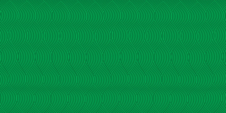 farm green banner, organic abstract background with fields. wavy green lines, natural organic products. ecology background. striped farmer green Pattern
