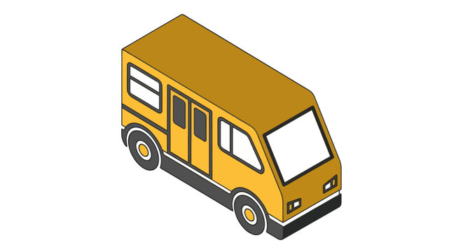 Yellow School Bus Illustration Vehicle Transport.