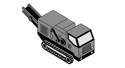 Drilling Rig Machine Heavy Equipment Vehicle. © Faiz