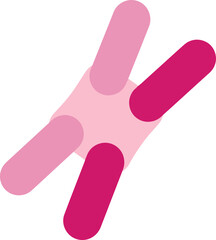 Modern abstract pink shapes design element for creative projects