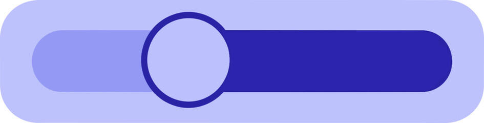 Modern User Interface Slider Element Progress Bar Concept