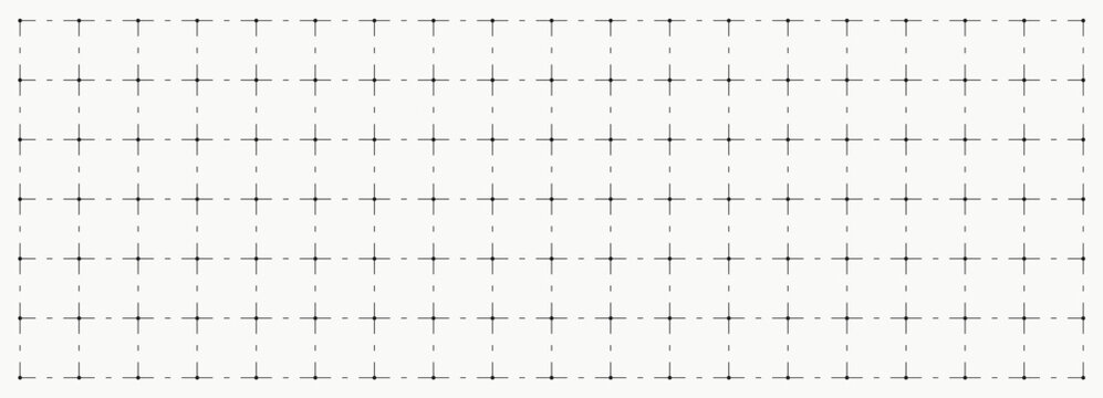 Black grid blueprint background. Black line on white background for technical drawings, architectural plans, digital interfaces, and geometric design templates with precision