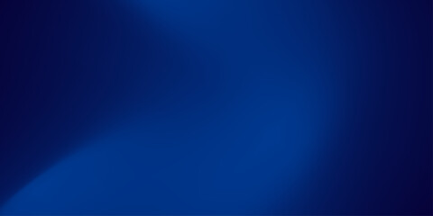 Fototapeta premium Gradient blue abstract background with a soft curve and smooth lighting. Beautiful night blue shadows background. Artistic blurry colorful wallpaper background