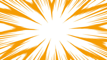 Radiant orange comic explosion starburst background. © Iryna
