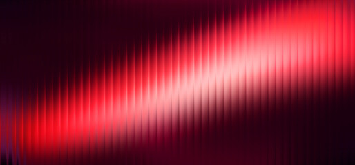 Naklejka premium Red Neon Light Streaks Banner Poster Design with Vertical Lines Abstract Gradient Background