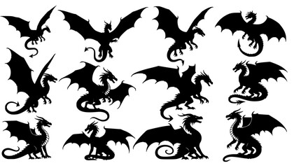 dragon silhouettes 2

