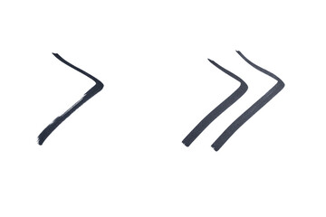 the forward and fast forward symbol with marker