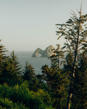 sunset on the oregon coast