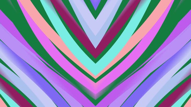 Vibrant Abstract Chevron Pattern Loop with Dynamic Color Transitions.