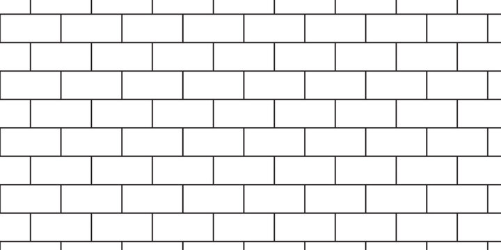 Urban abstract pavement floor and wall white structure brick wall row wallpaper texture design.