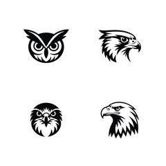 Obraz premium Jungle Animals Head Set