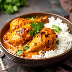 H&auml;hnchen-Curry mit Basmatireis