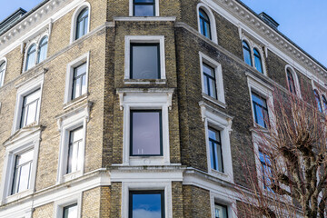 Obraz premium Danish urban housing with classic architecture