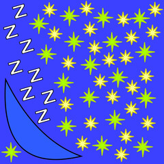 night sky with stars