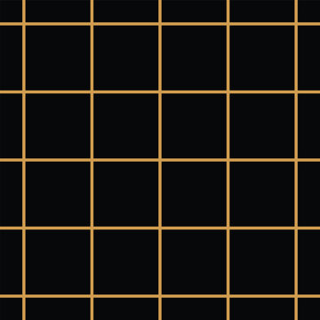 Minimalist black and beige checkered fabric pattern seamless texture for design backgrounds