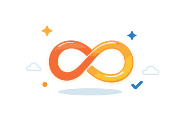 Psychological self-sufficiency and not seeking constant external validation, a small self-contained loop gently glowing on its own representing