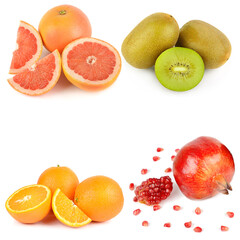 Assortment of fresh citrus fruits including oranges, lemons, and grapefruit
