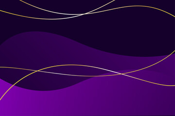紫と金色ラインの華やかな背景素材