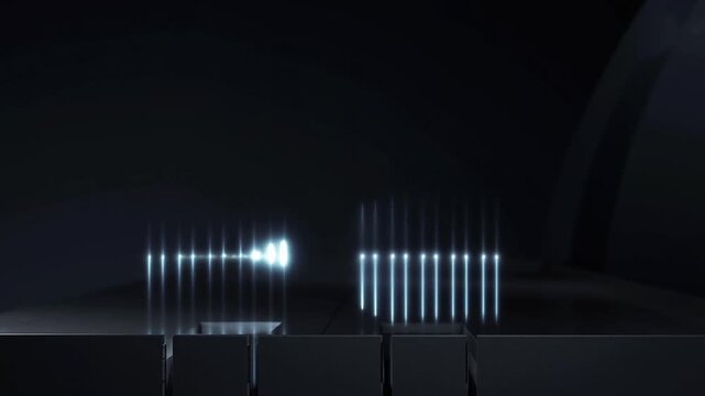 Double-Slit Experiment Visualization &ndash; Single Photons Creating Interference Patterns in Quantum Physics