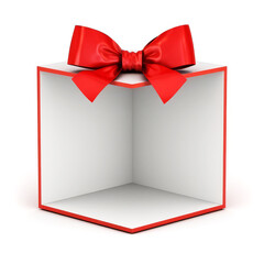 gift box with red ribbon