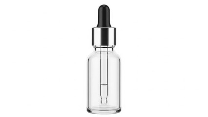 Naklejka premium Elegant glass dropper bottle perfect for essential oils, skincare, or natural remedies