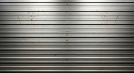 Obraz premium Industrial Corrugated Metal Wall