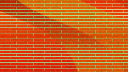 red brick wall