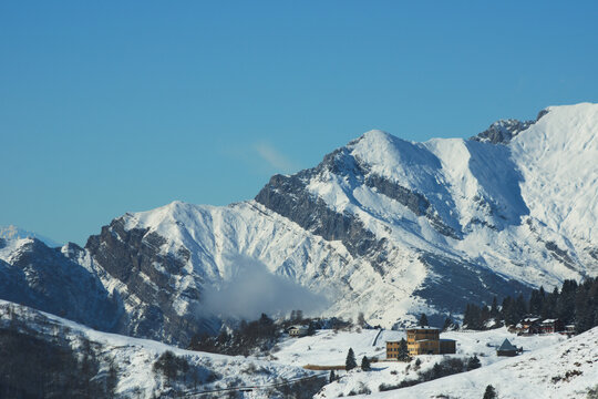 Piani di Artavaggio ski area, Lombardy, Italy