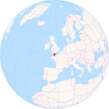 Location Map of Alderney Airport (Alderney, Sark, Guernsey (Bailiwick)). IATA-code: ACI. No labels at all.
