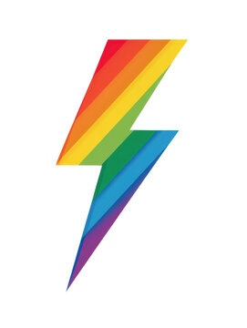 Inbow Lightning Icon Rainbow Lightning Bolt Images – Browse 10,884 Stock Photos, Vectors ...