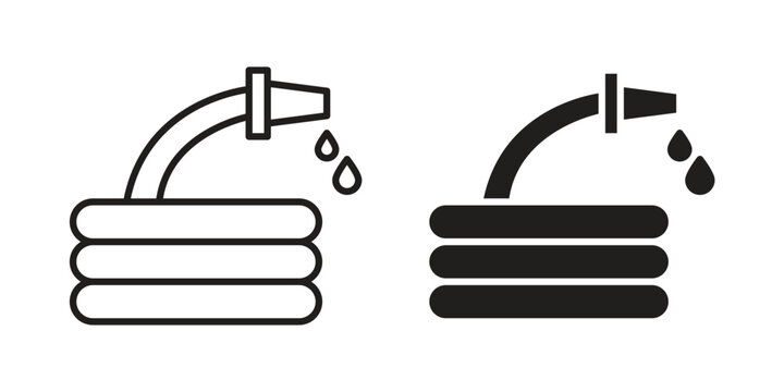 Hose icon. Vector linear icon collection. Vector EPS10