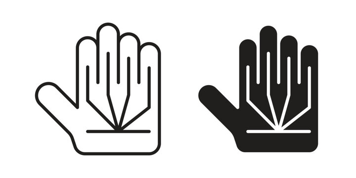 Wired gloves icon. Vector linear icon collection. Vector EPS10