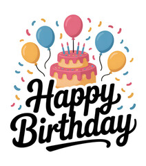 birthday cake with candles