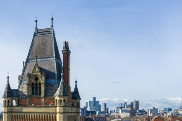 Fototapeta premium Modern and Gothic Skyline