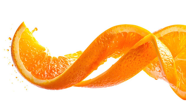 Orange peel twist swirl