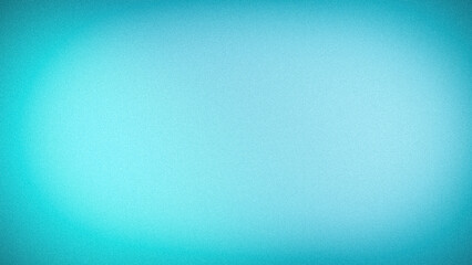 Obraz premium Abstract 4K grainy background featuring fresh cyan, turquoise, and light blue gradients. A soft textured blur perfect for summer banners, web design, and apps