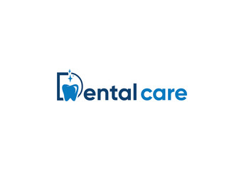 dental Vector dental care logo design, a wordmark with vector illustrations of dental care graphic designs. Dental care symbols, icons, creative and logos with a modern look.