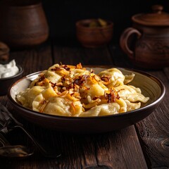 Pierogi mit Kartoffel-Quark-F&uuml;llung