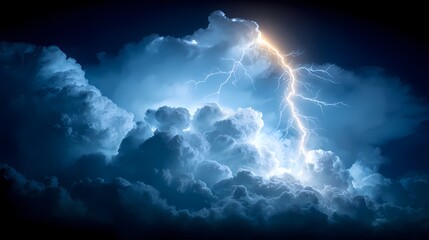 Thunderstorm lightning. Perfect for background