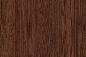 Naklejka premium Dark Rich Brown Natural Walnut Wood Grain Horizontal Plank Flooring Texture Seamless Background
