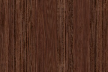 Fototapeta premium Dark Rich Brown Natural Walnut Wood Grain Vertical Plank Flooring Texture Seamless Background 